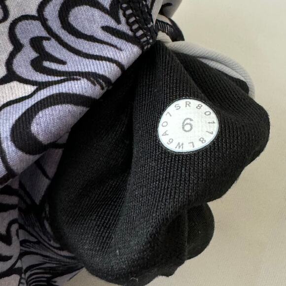 Lululemon Wunder Under Crop (Hi-Rise) Full-On Luxe 21" Hanakotoba Leggings Sz 6 - Picture 11 of 12